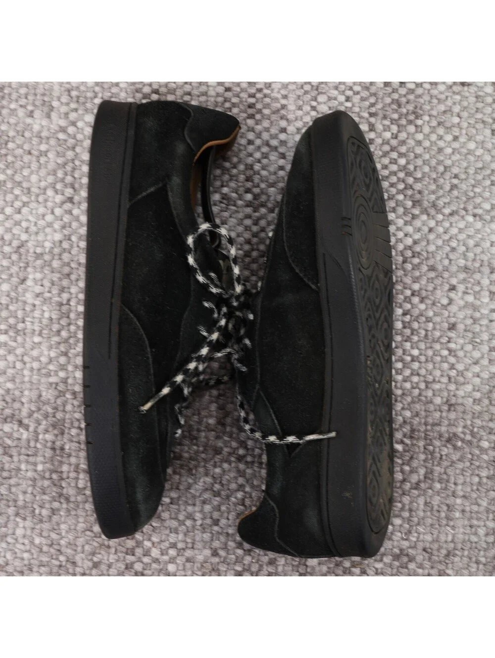 Last Resort AB VM001 Suede Black on Black Mens 9 Skate Shoes Sneakers CM081 Low